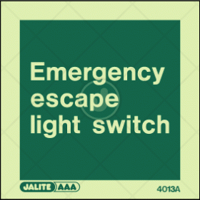 Emergency Escape Light Switch