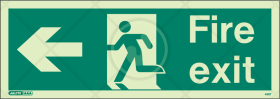 Fire Exit arrow left