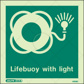 Lifebuoy with light