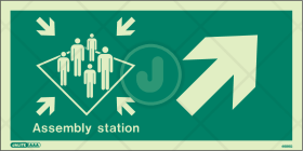 Assembly Station - Up Right Arrow