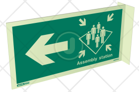 Assembly Station - Left Arrow (Wall Mounted Double Sided)