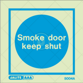 Smoke door keep shut