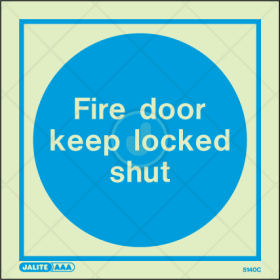 Fire Door Keep Locked Shut