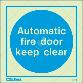 Automatic Fire Door Keep Clear