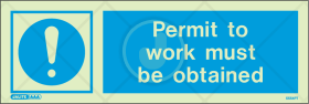 Permit to work must be obtained