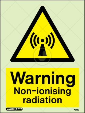 Warning Non Ionising radiation