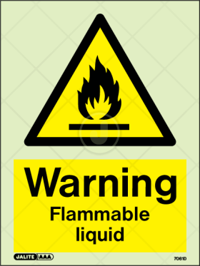 Warning Flammable Liquid