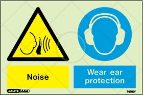 Noise, wear ear protection