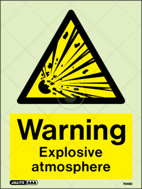 Warning Explosive atmosphere