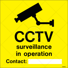 CCTV Surveillance in operation Contact