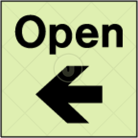 Open sign