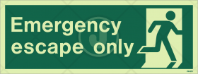 Emergency escape only