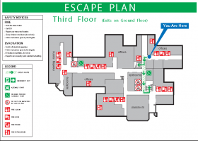 ISO 23601 Escape and Evacuation Plan Signs
